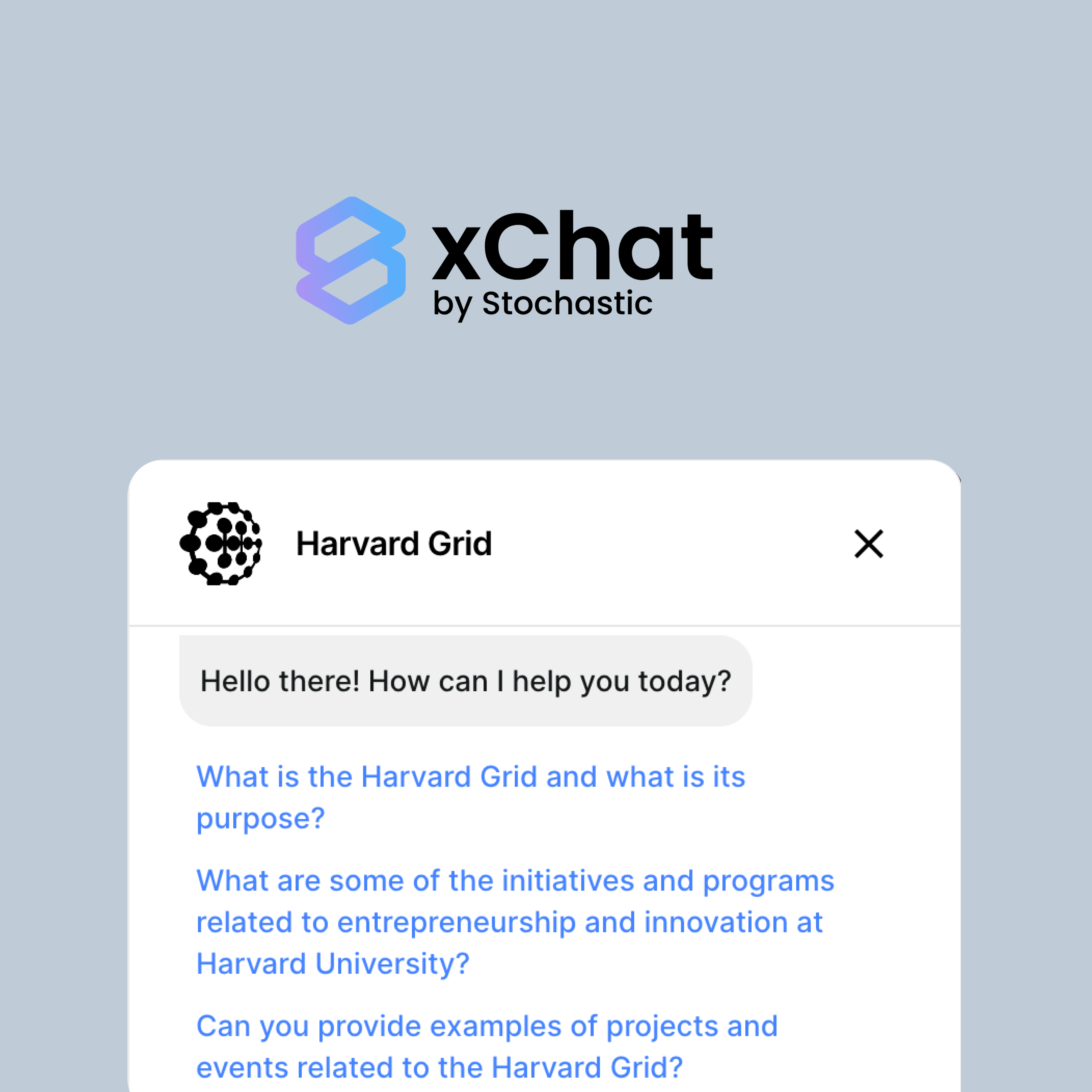 Harvard Grid Chatbot - unparalleled accuracy by Stochastic xChat