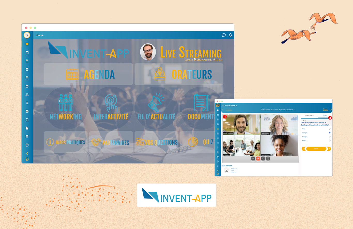 Invent Invite How Invent App Used Whereby to Transition to Virtual Events | Whereby