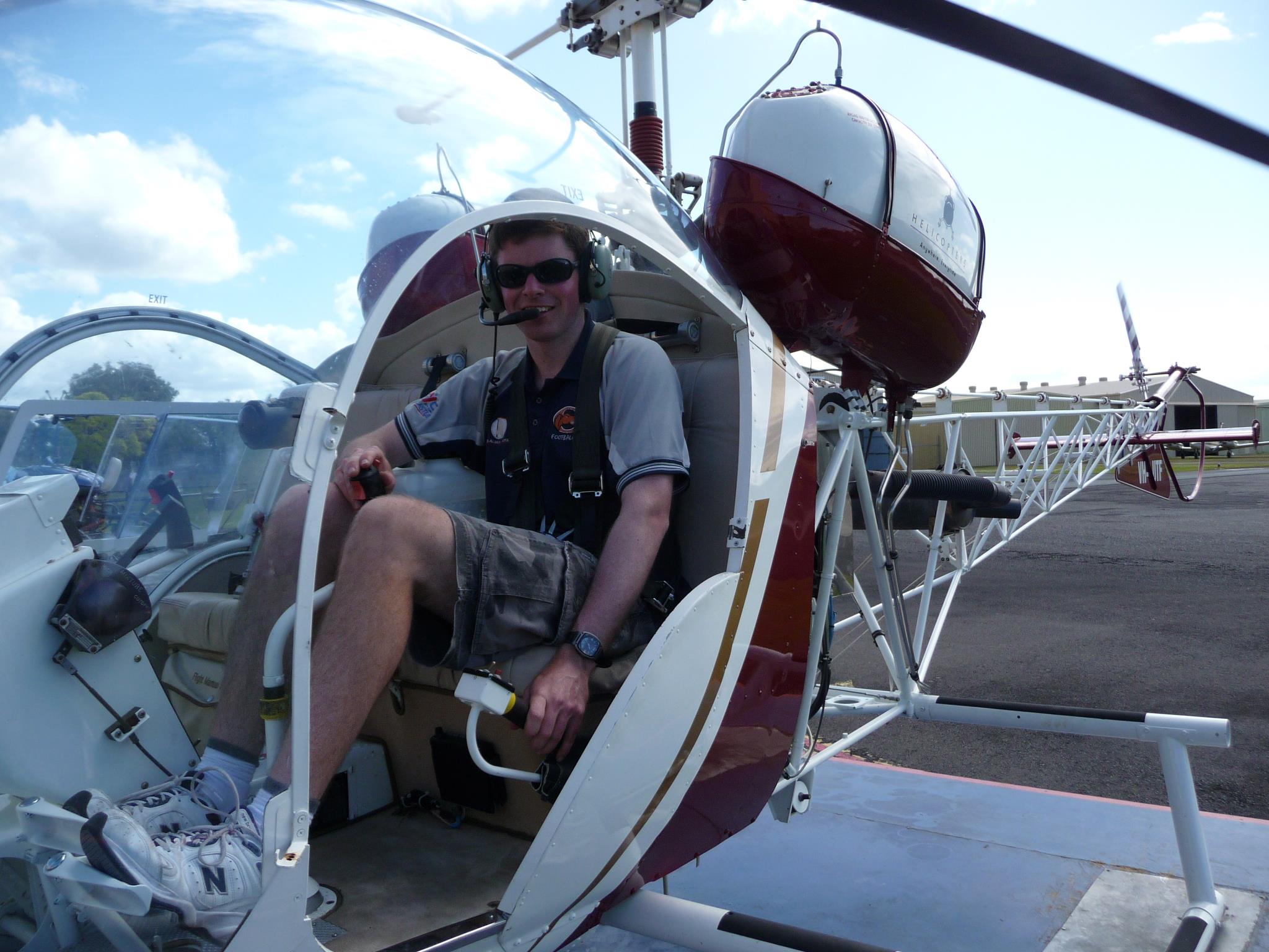 Rhys in Bell 47