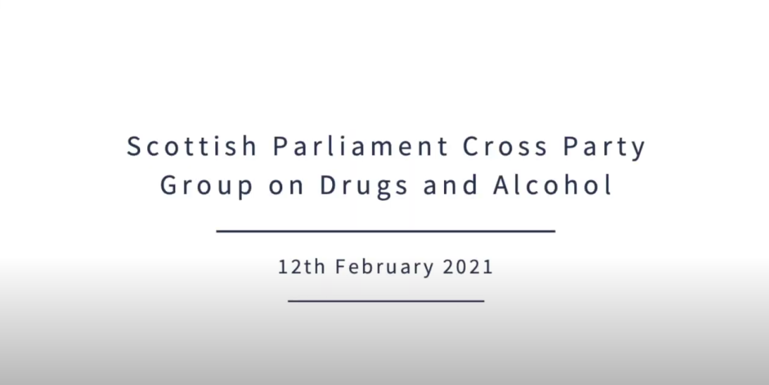 Medication Assisted Treatment Standards - Cross Party Group on Drugs & Alcohol