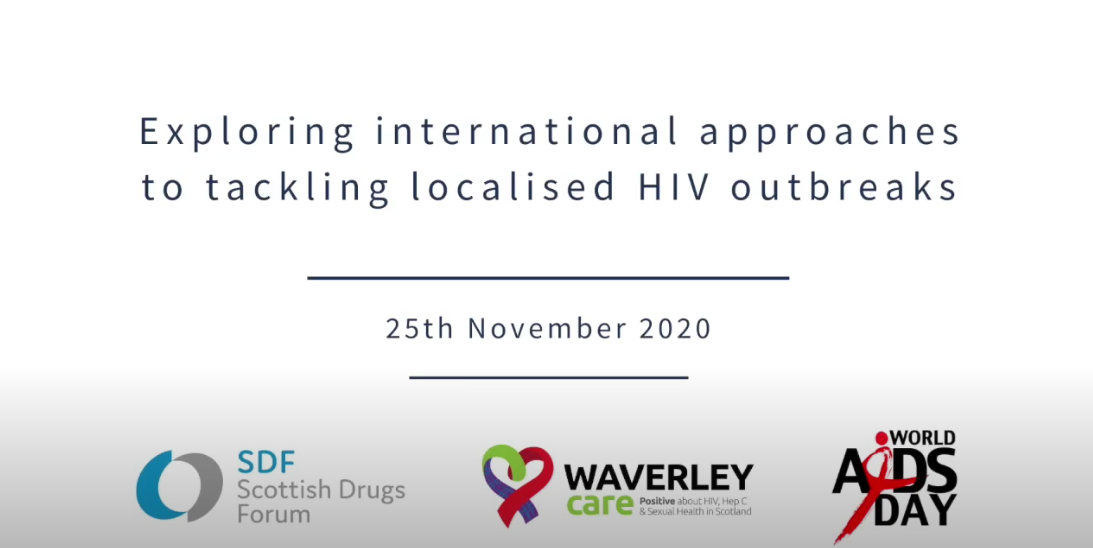 Exploring international approaches to tackling localised HIV outbreaks - World AIDS Day webinar
