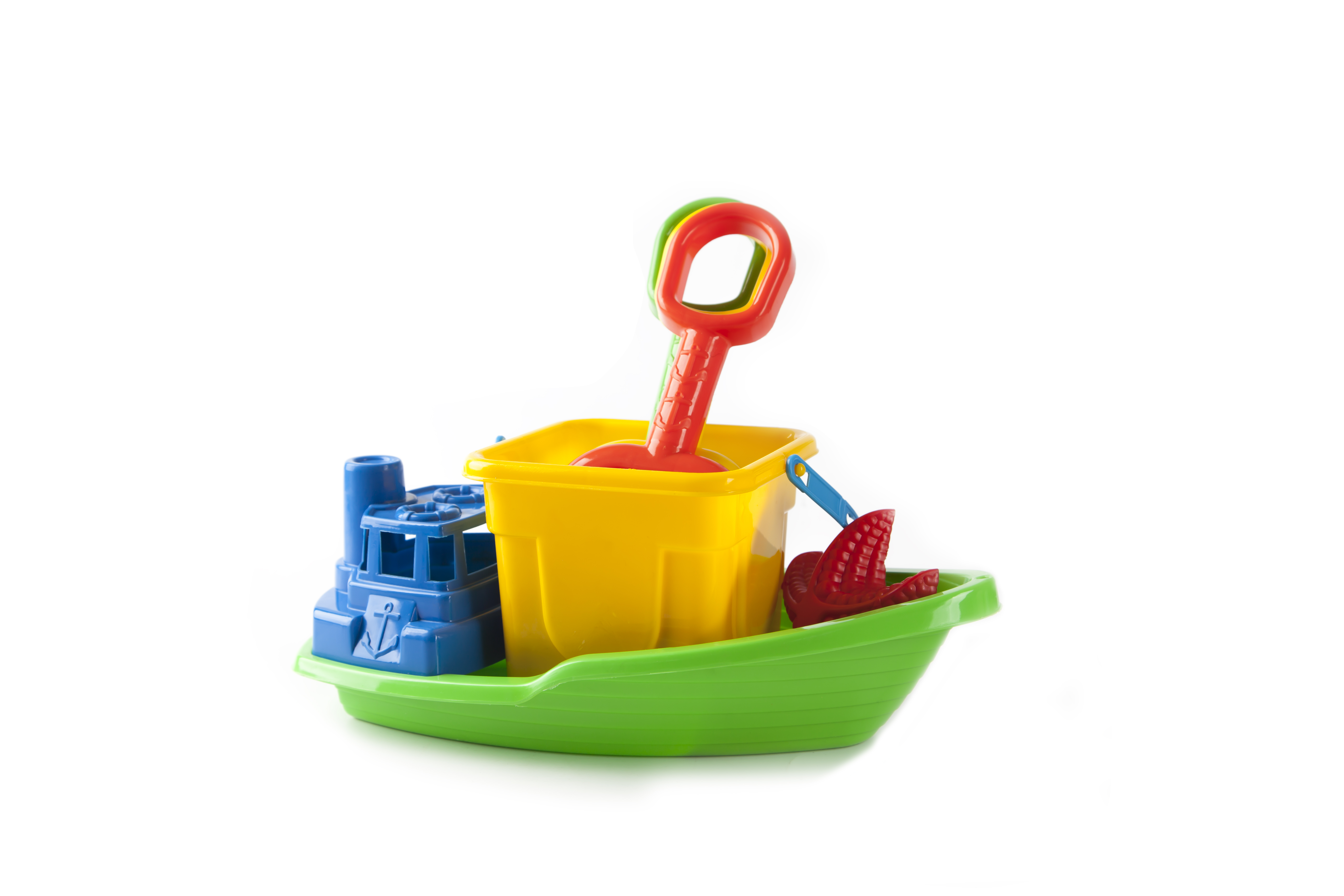 Fishing Boat Beach Set with Bucket