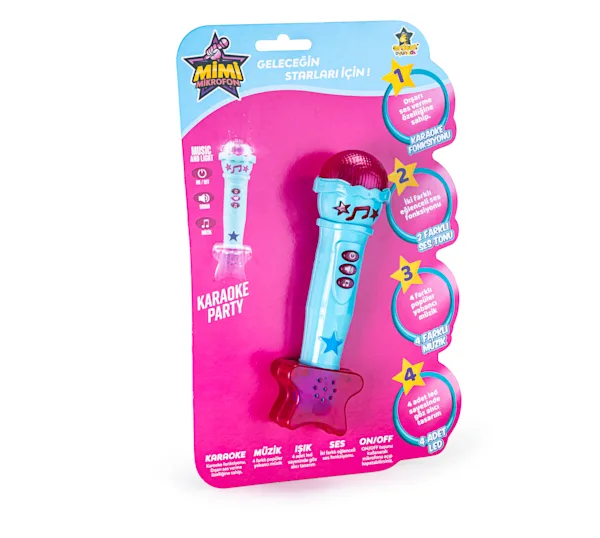 Microphone Light & Music - Fun Karaoke Toy for Kids