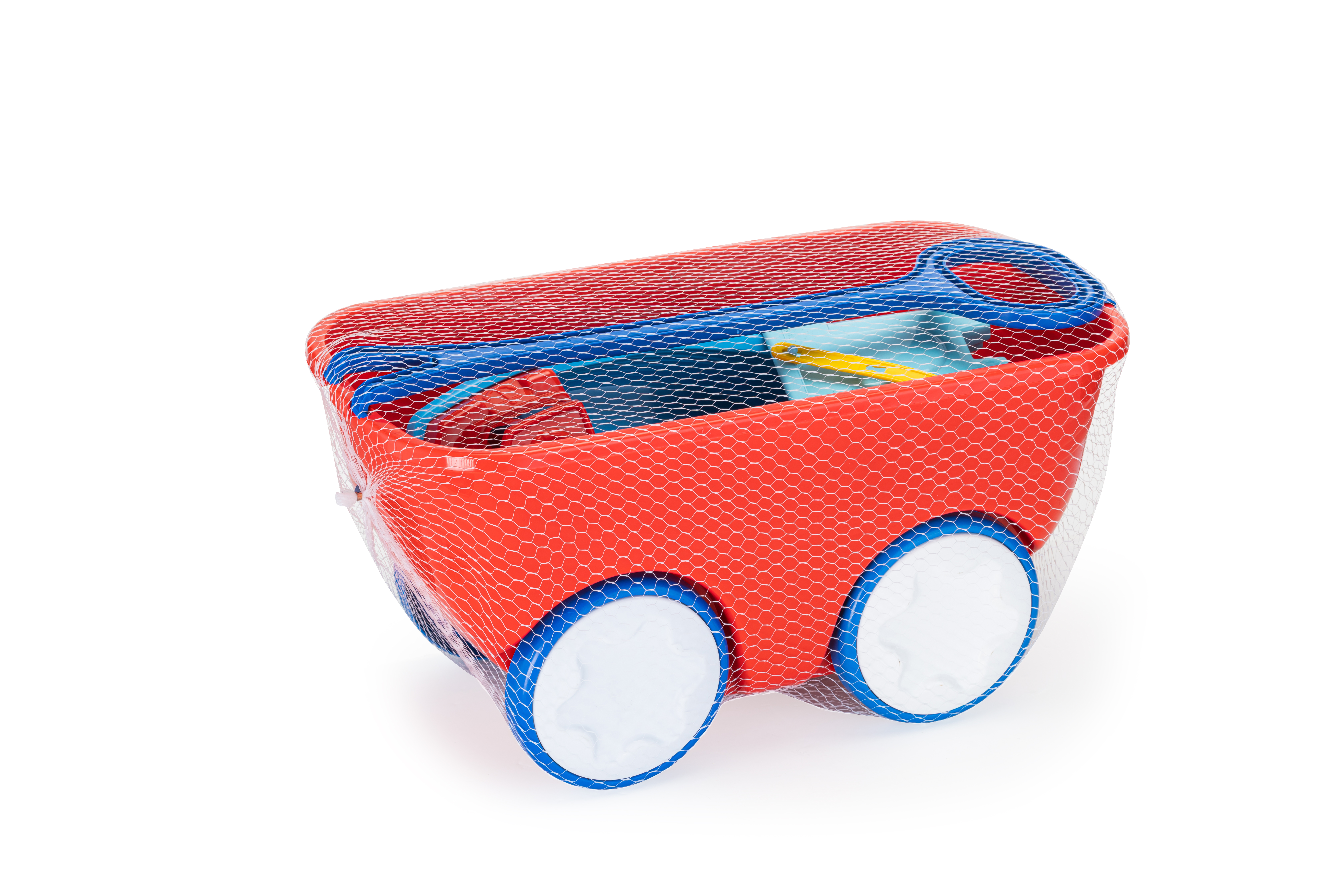 Pull-Along Wagon Playset with Fishing Boat and Bucket thumbnail 3