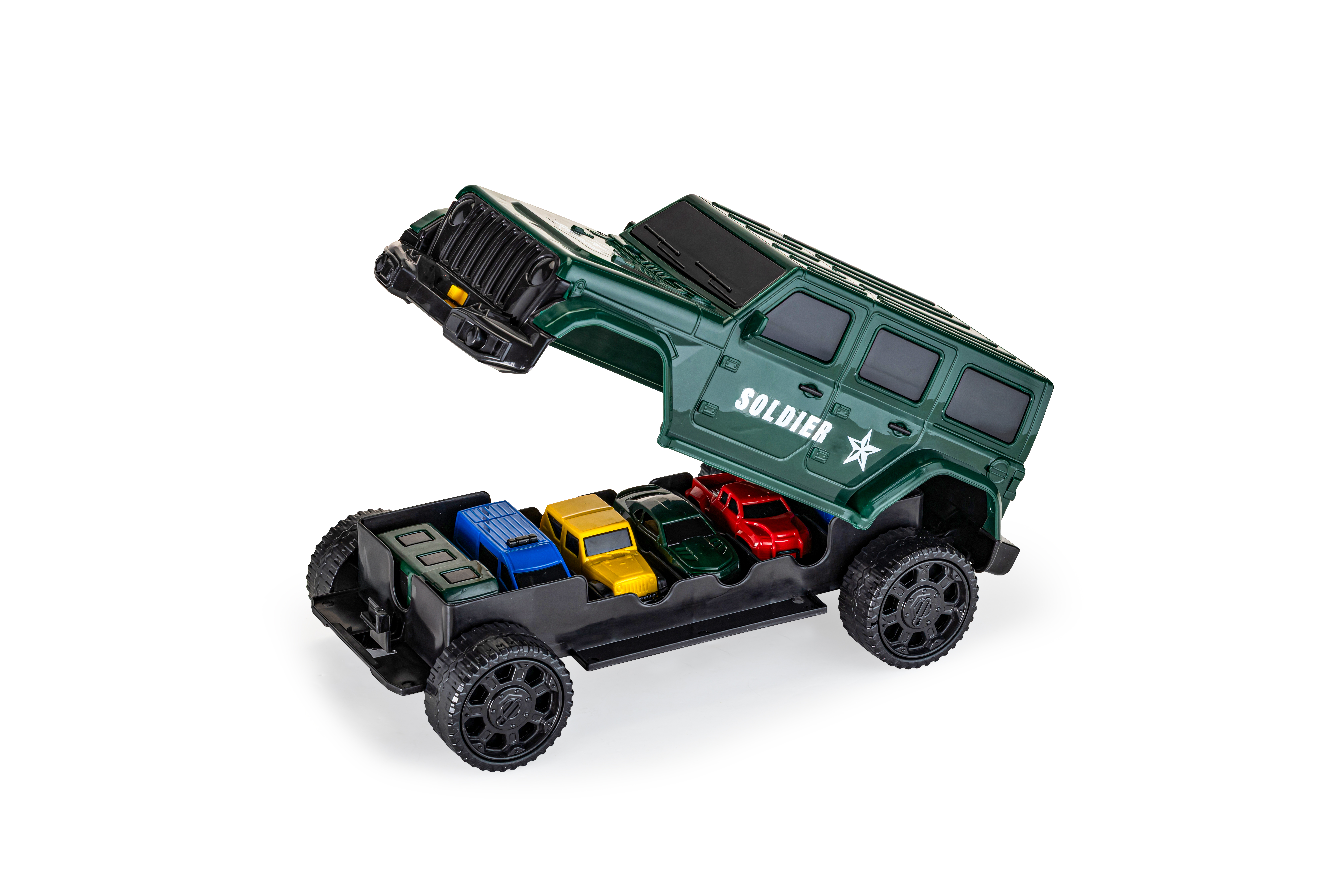 Super Garage Military Jeep Set thumbnail 1