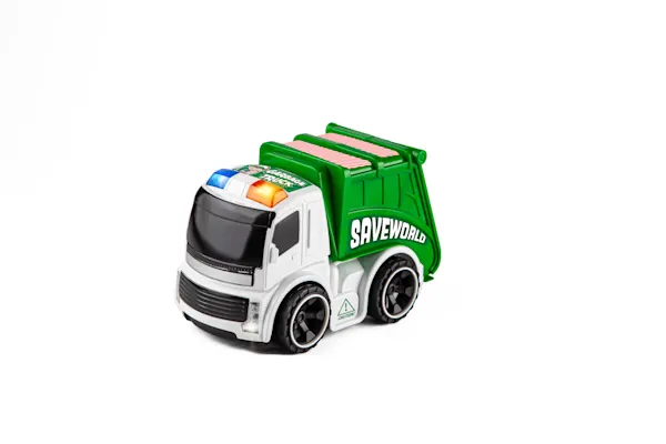 Garbage Truck Toy with Lights & Sound