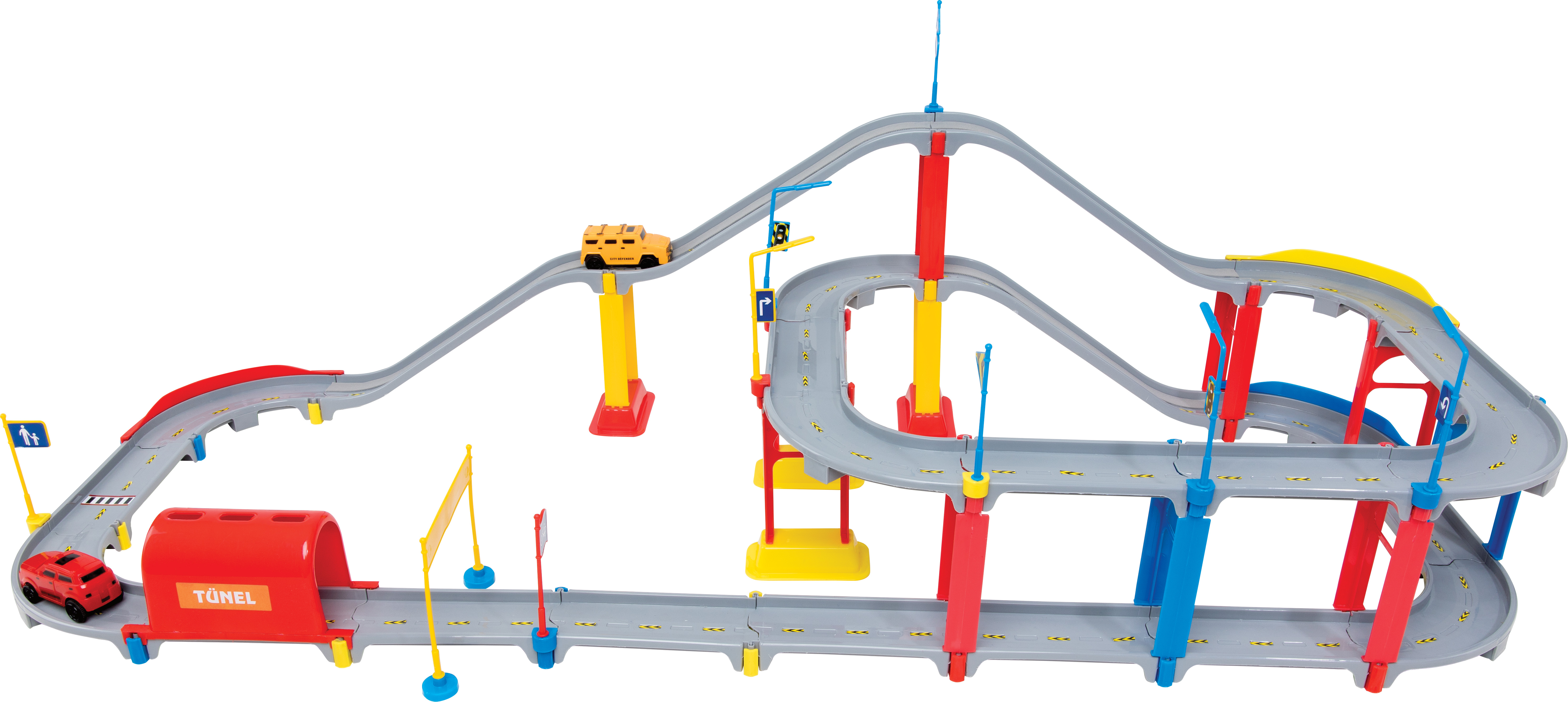 Fast Track Large Racing Playset with Cars thumbnail 2