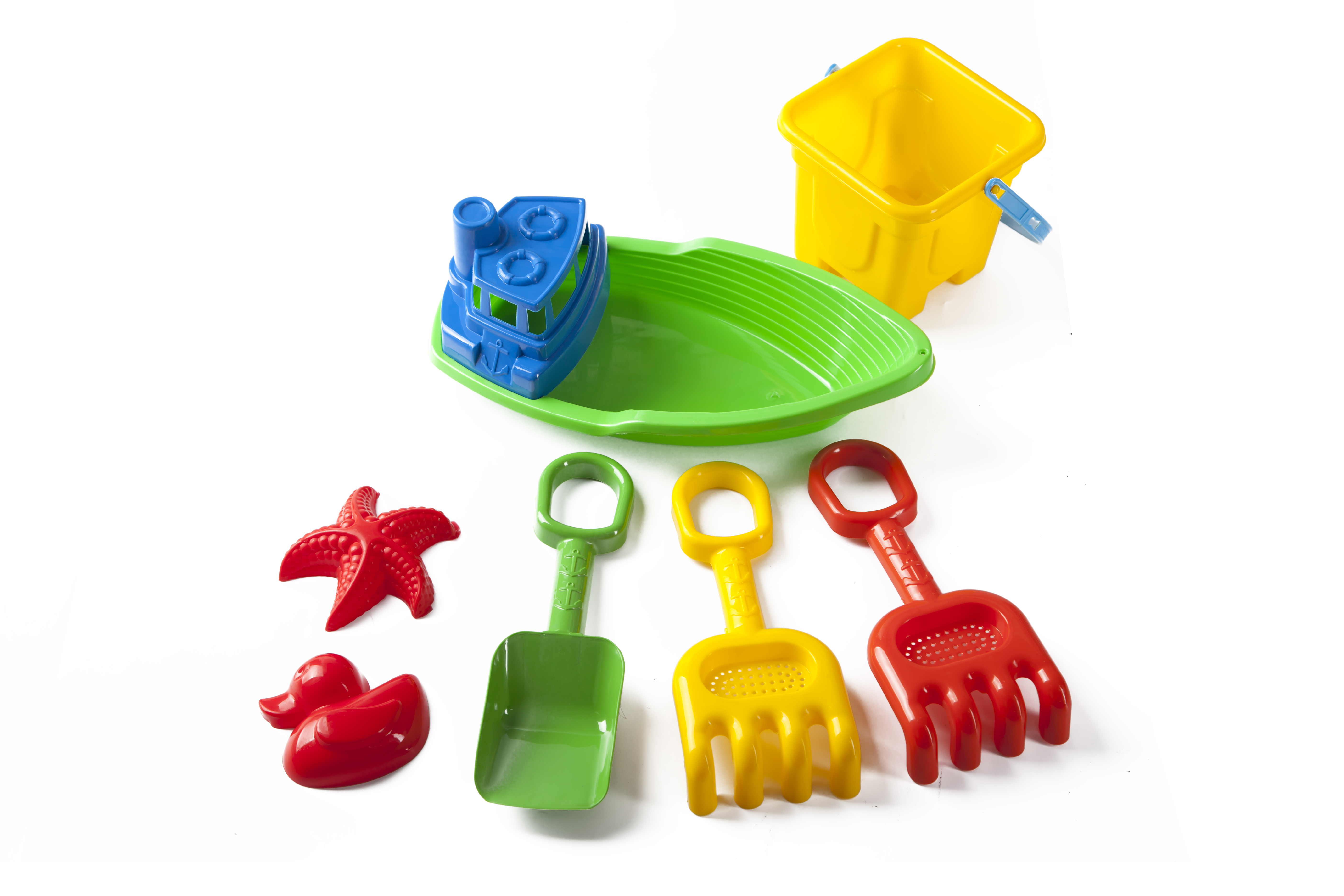Fishing Boat Beach Set with Bucket