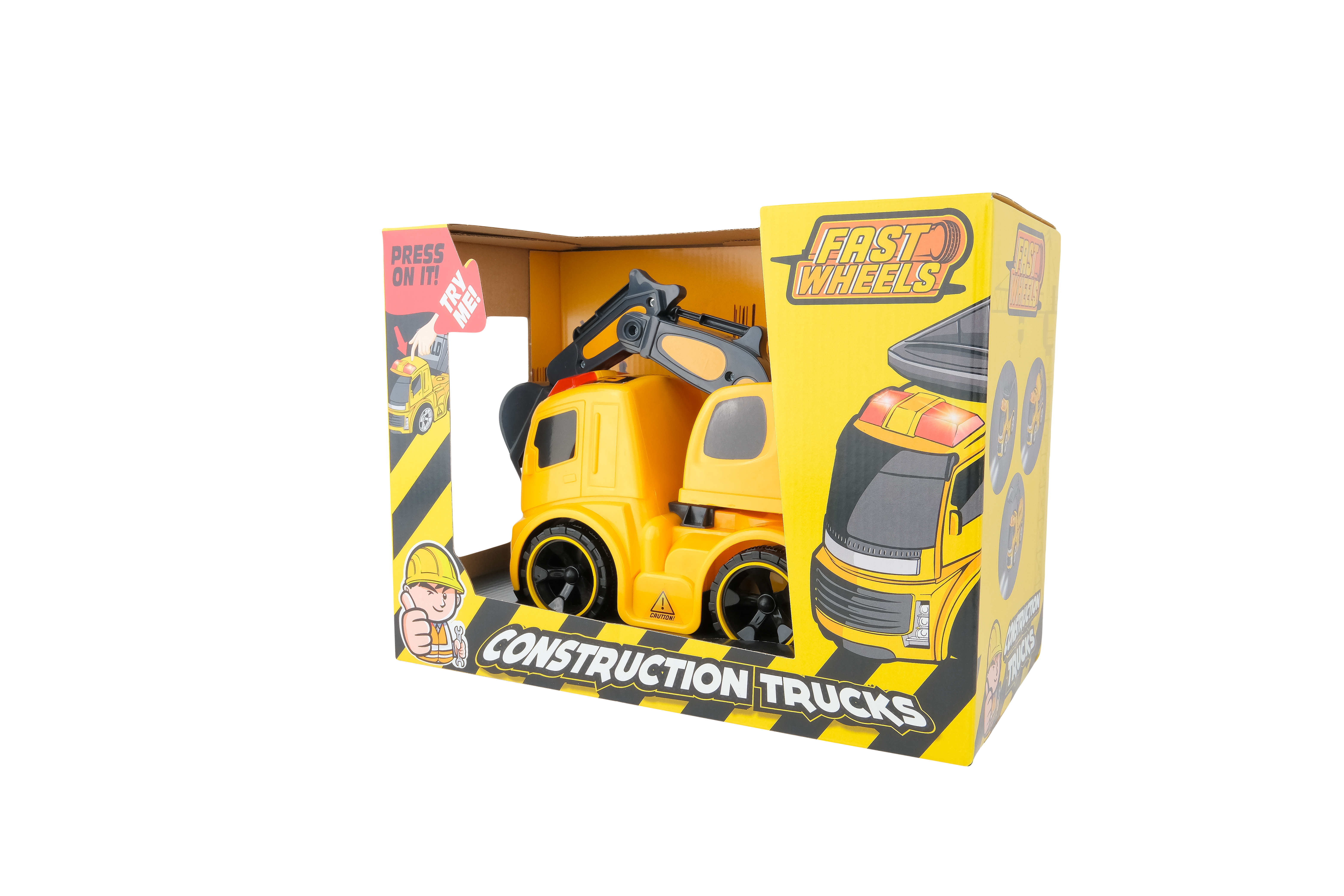 Excavator Truck Toy with Lights & Sound