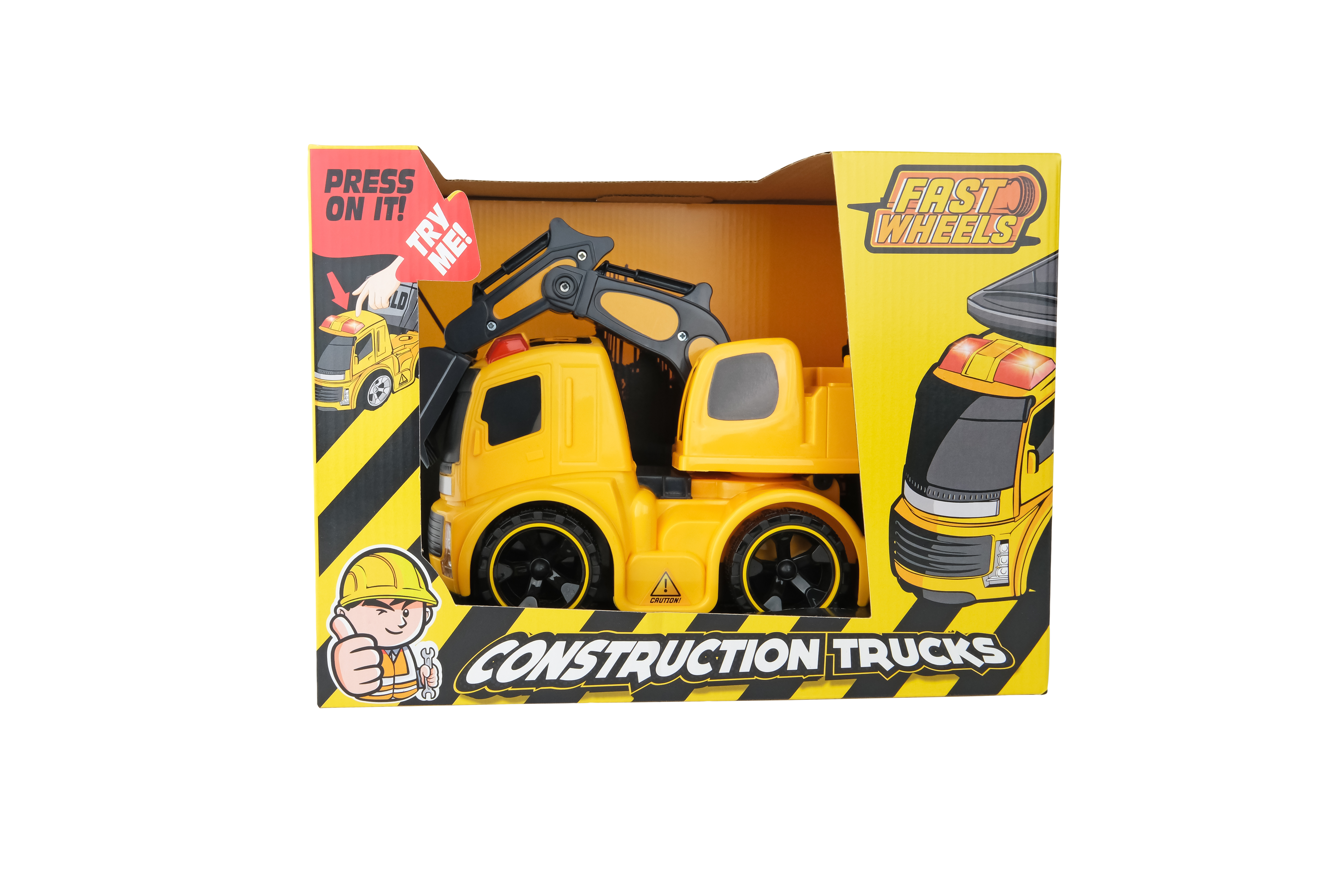 Excavator Truck Toy with Lights & Sound