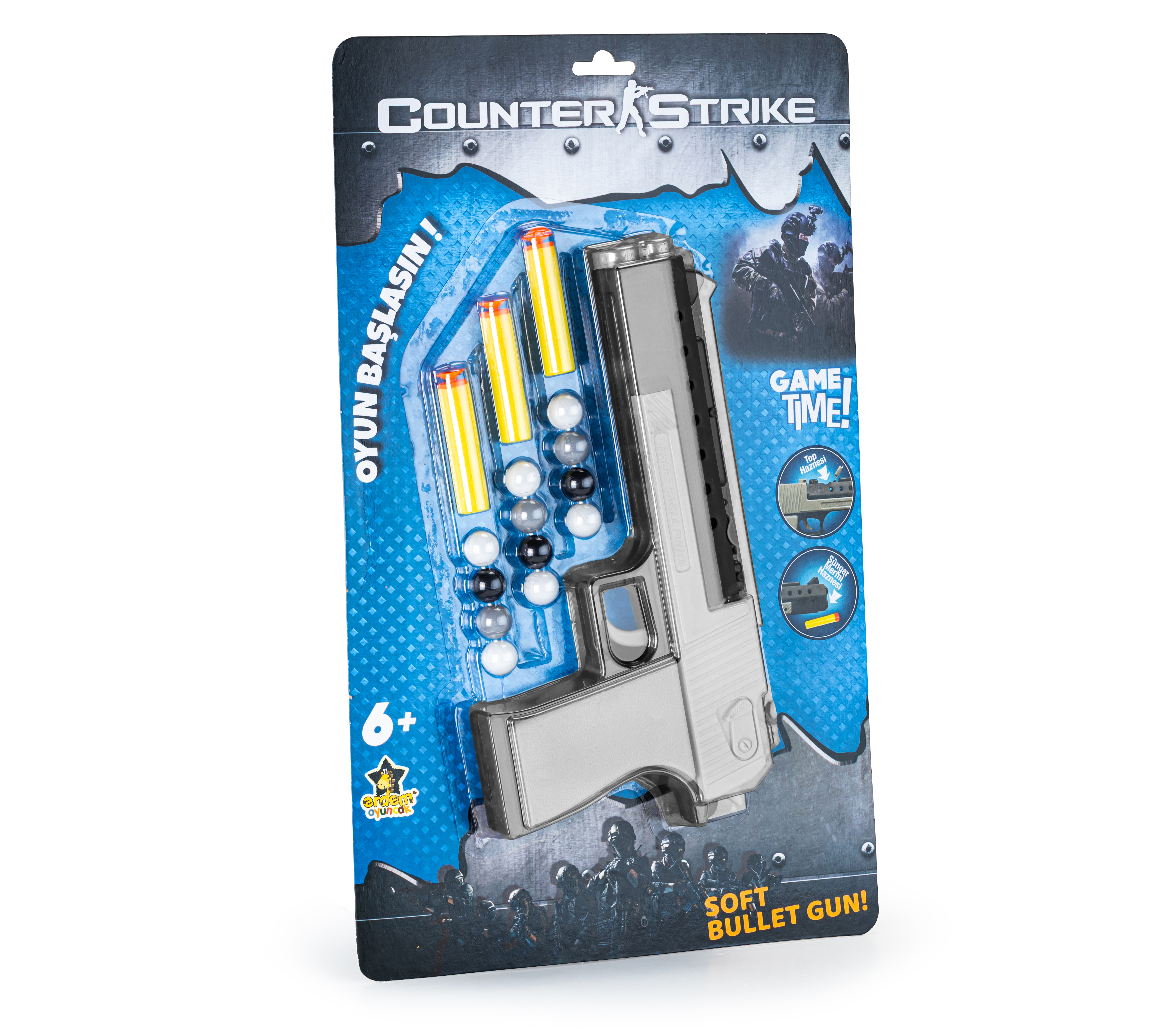 Sünger Fırlatan Oyuncak Tabanca küçük resim 3