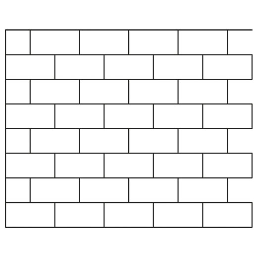 ANTIKA Verlegemuster Rechteck Englisch