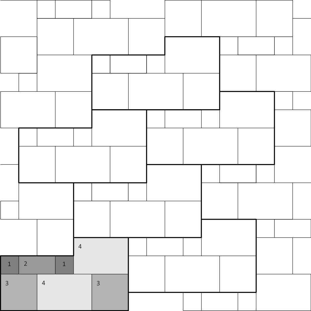 VEGAS Gartenplatten Verlegemuster 2