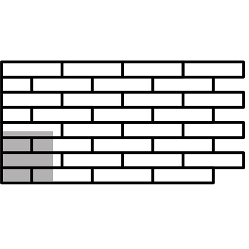 Landhausdiele mit Holzstruktur Verlegemuster Englisch