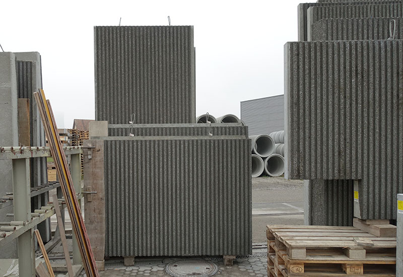 Lärmschutzwand Einbau