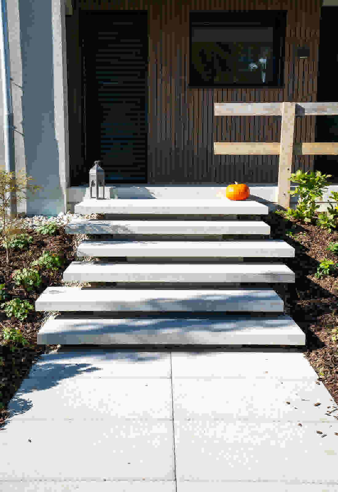 Marches d'escalier pour une entrée de maison