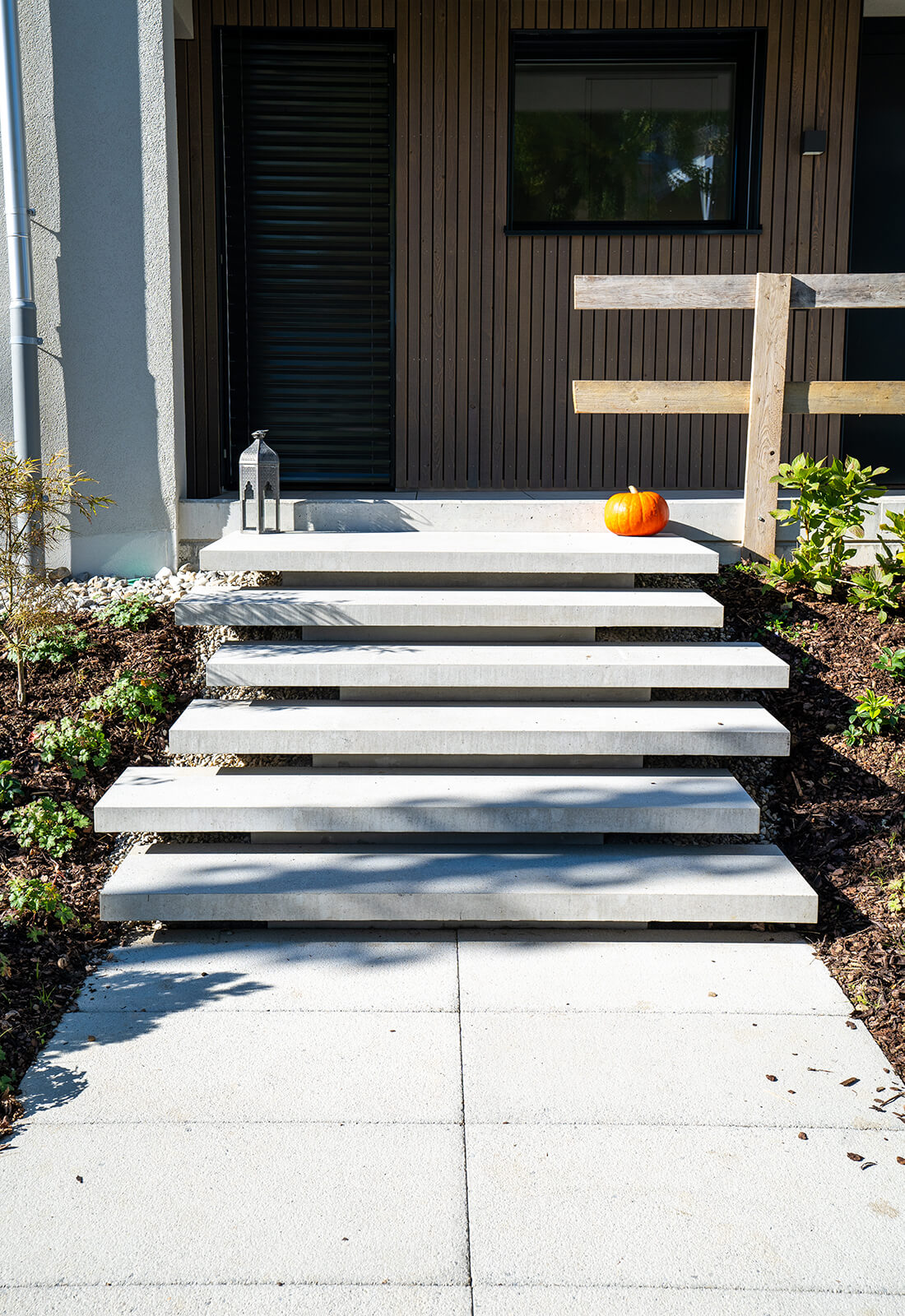 Treppenstufen für einen Hauseingang