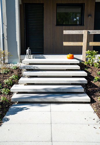 Treppenstufen für einen Hauseingang