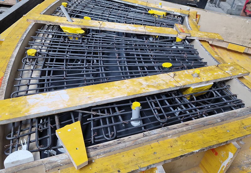 Une armature massive à la structure complexe