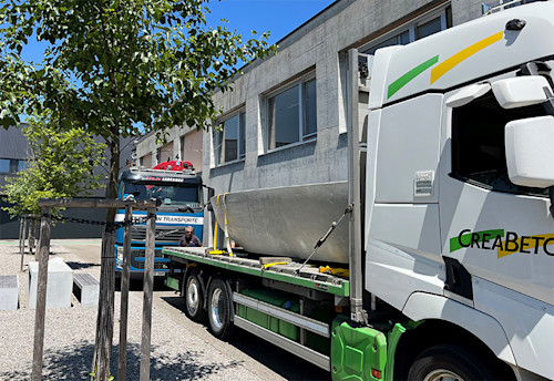 Probablement le bateau à rames le plus robuste du monde CREABETON AG