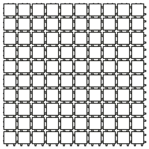 CLASSIC® RASEN modèle de pose joint croisé 1