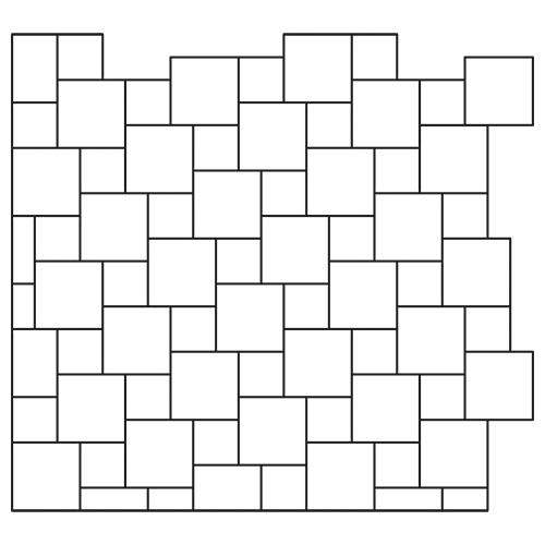 FINALGO Verlegemuster Quadrat