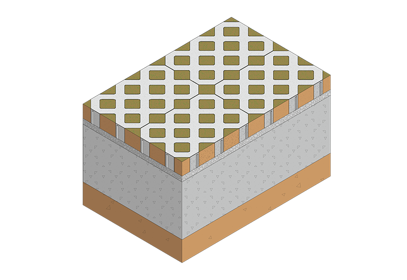 Graphique « Dalles gazon »