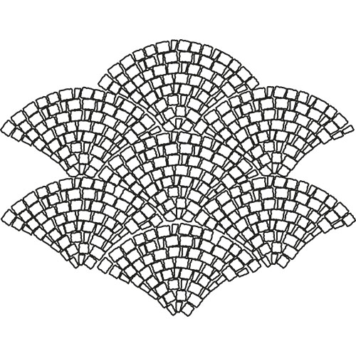 FRIEDA® Verlegemuster Schuppen