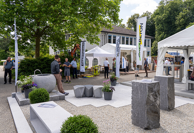 Messestand CREABETON an der ÖGA 2024