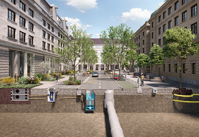 Visualisierung Schwammstadt