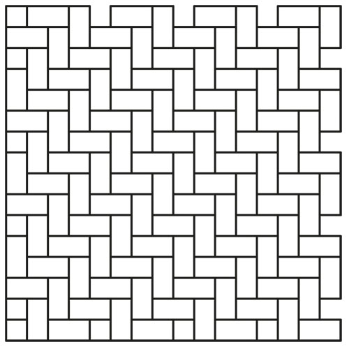 VS 5® Verlegemuster Rechteck Fischgrat