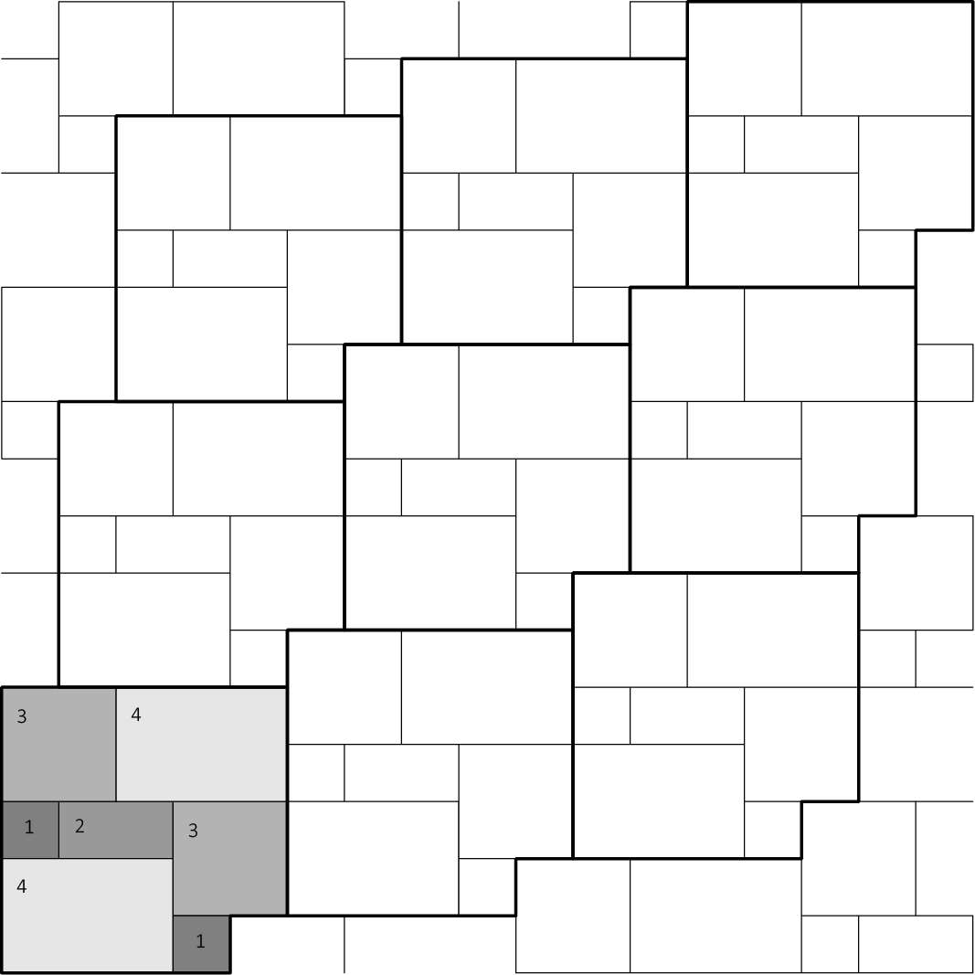 VEGAS Gartenplatten Verlegemuster 3