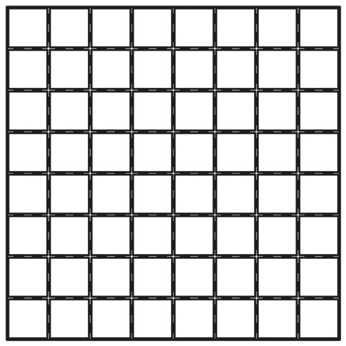 CARENA® SPLITT Verlegemuster Kreuzfuge