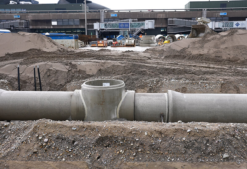 Tubes en béton armé CENTUB pour l'aéroport de Zurich