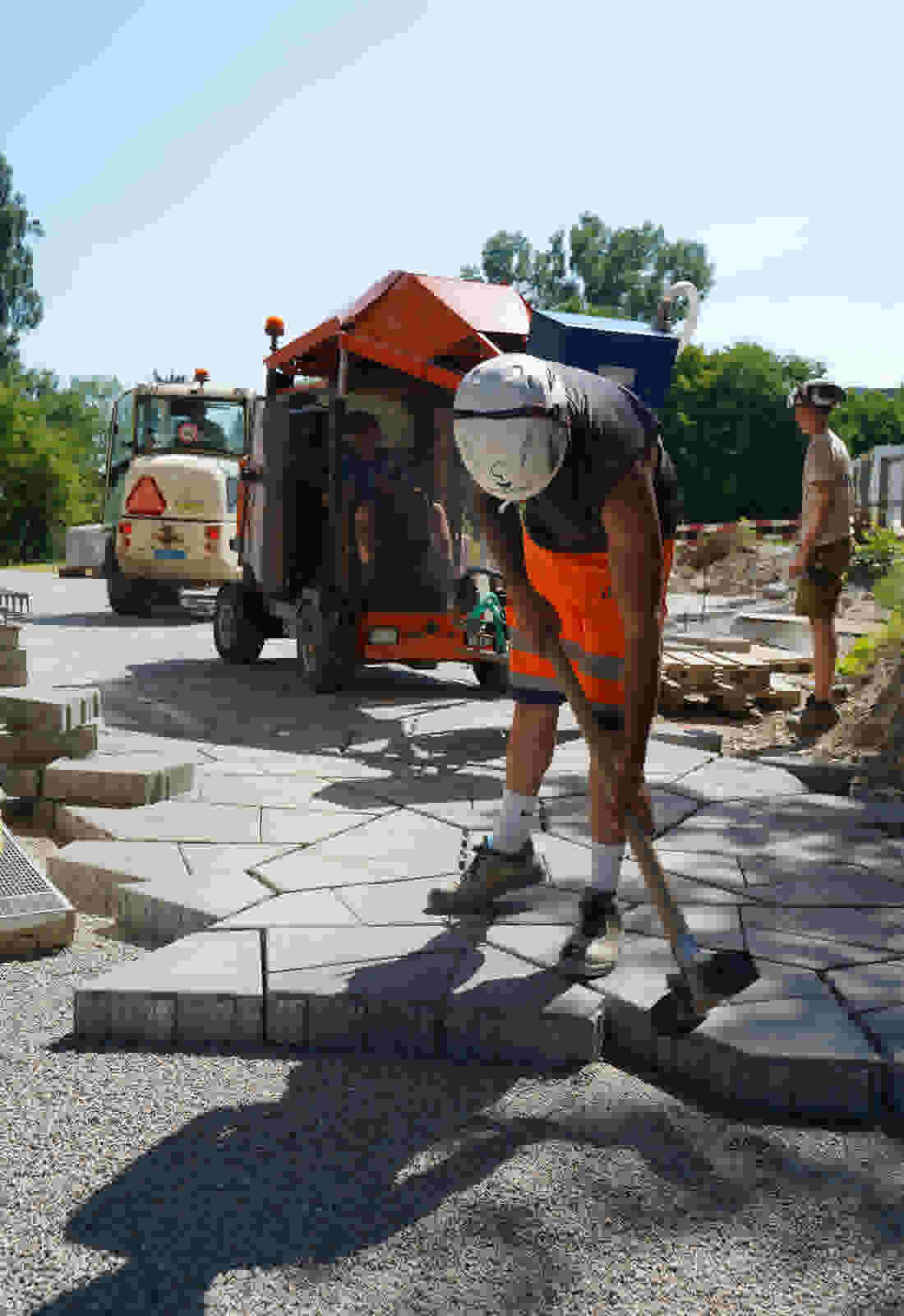 Fabrication spéciale de pavés polygonaux