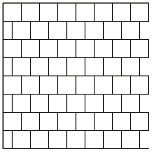 CARENA® modèle de pose carré anglais