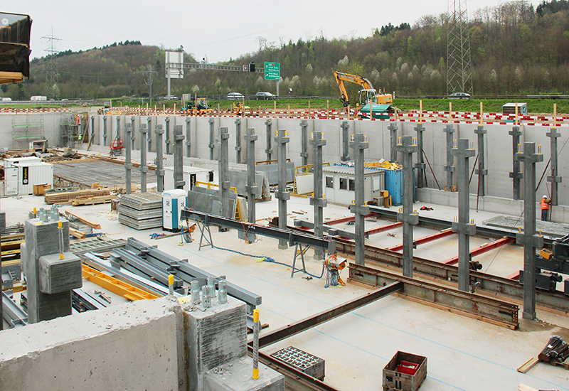 Brandbeständige Stützen