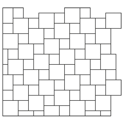 LAMINA Verlegemuster Quadrat