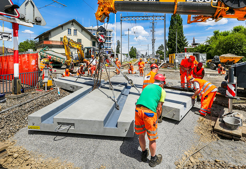 Bahngleiskreuzung Oberentfelden