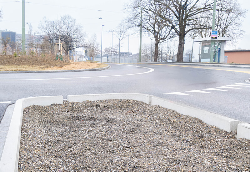 Kreiselelement Betonrahmen