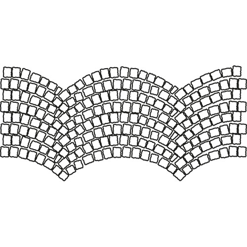 FRIEDA® Verlegemuster Bogen