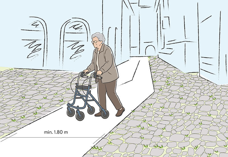 Illustration Pavés et accessibilité