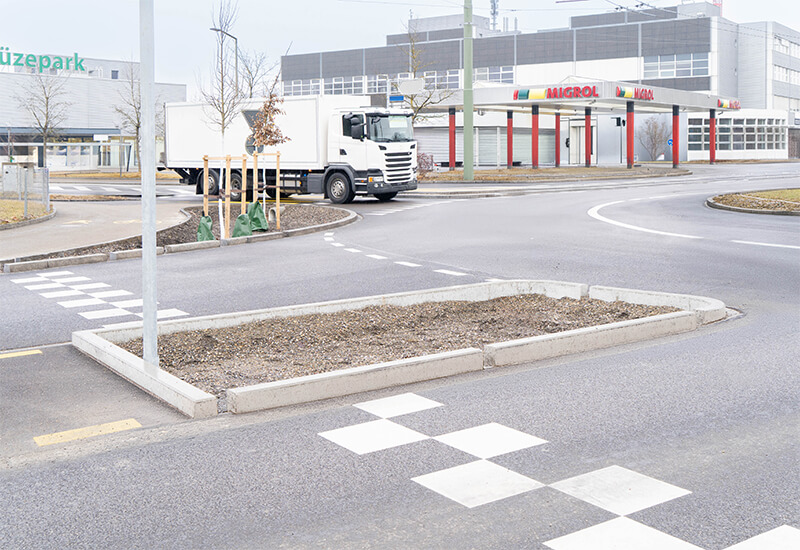 Versickerungselemente für den Kreisel Ohrbühl