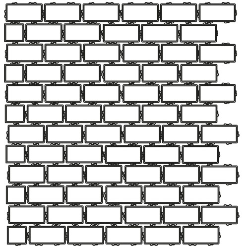 CARENA® SPLITT Verlegemuster Englisch 1/2
