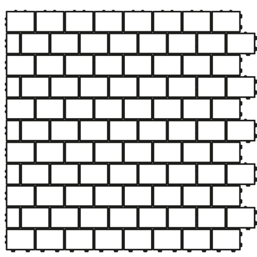 TEGULA® SPLITT Verlegemuster Englisch