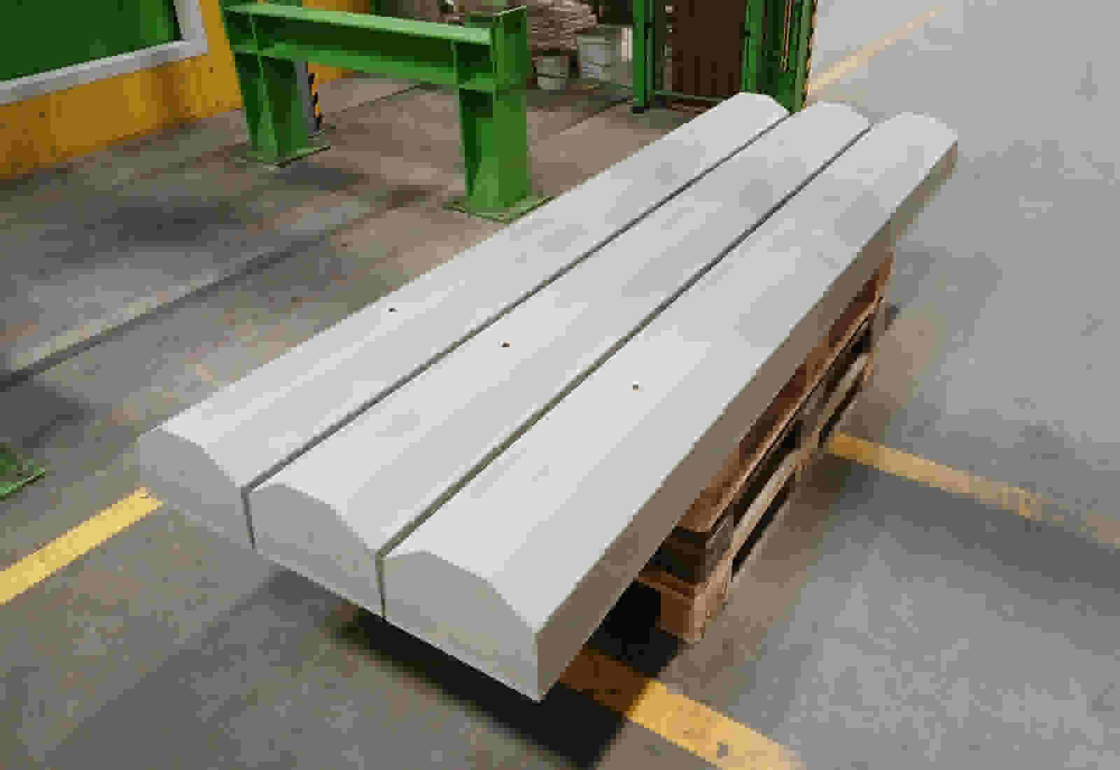 Garde-boue fabriqué avec l'installation Quadra Wetcast