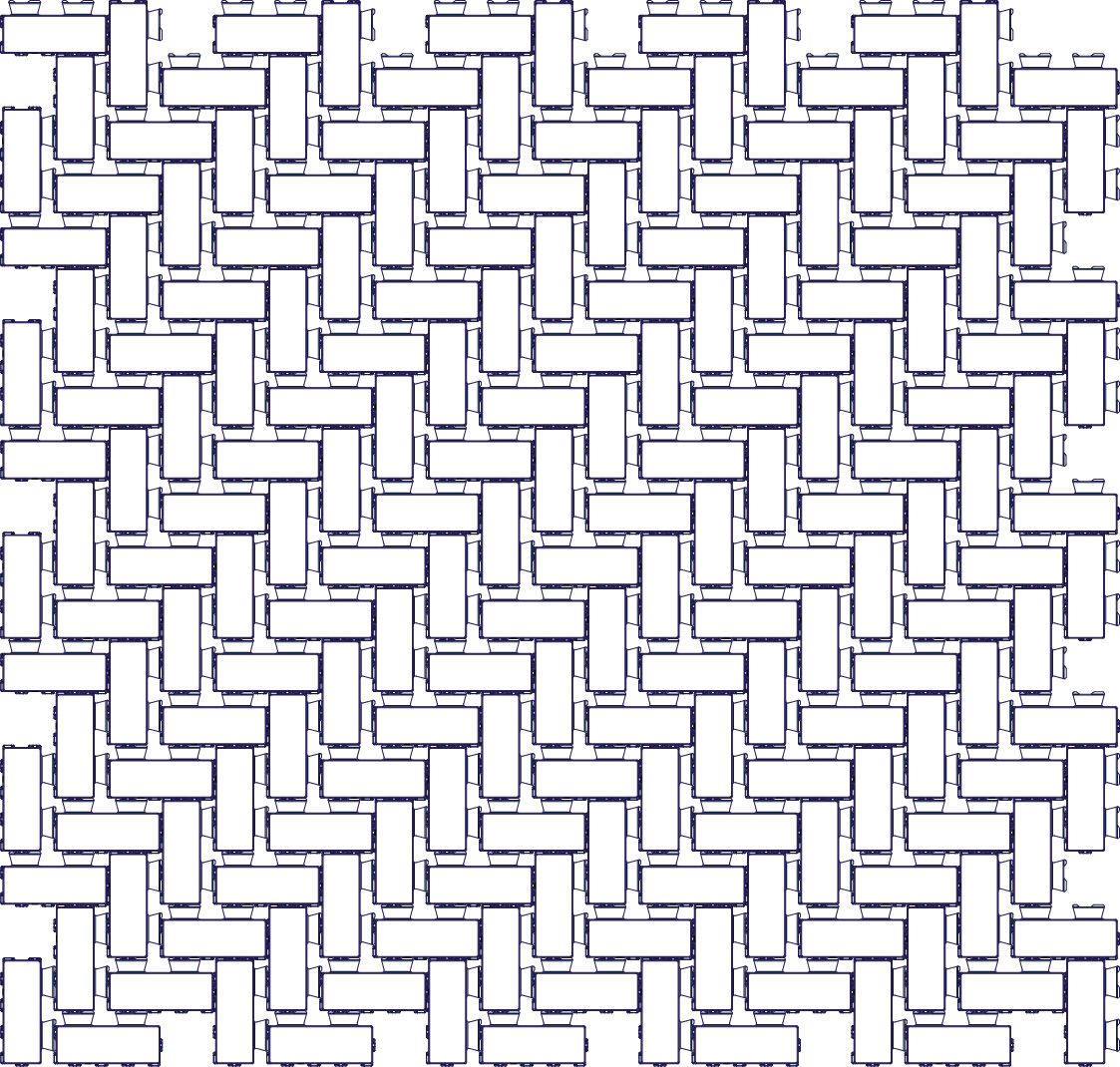 CLIMA STONE gazon légerement modèle de pose 5