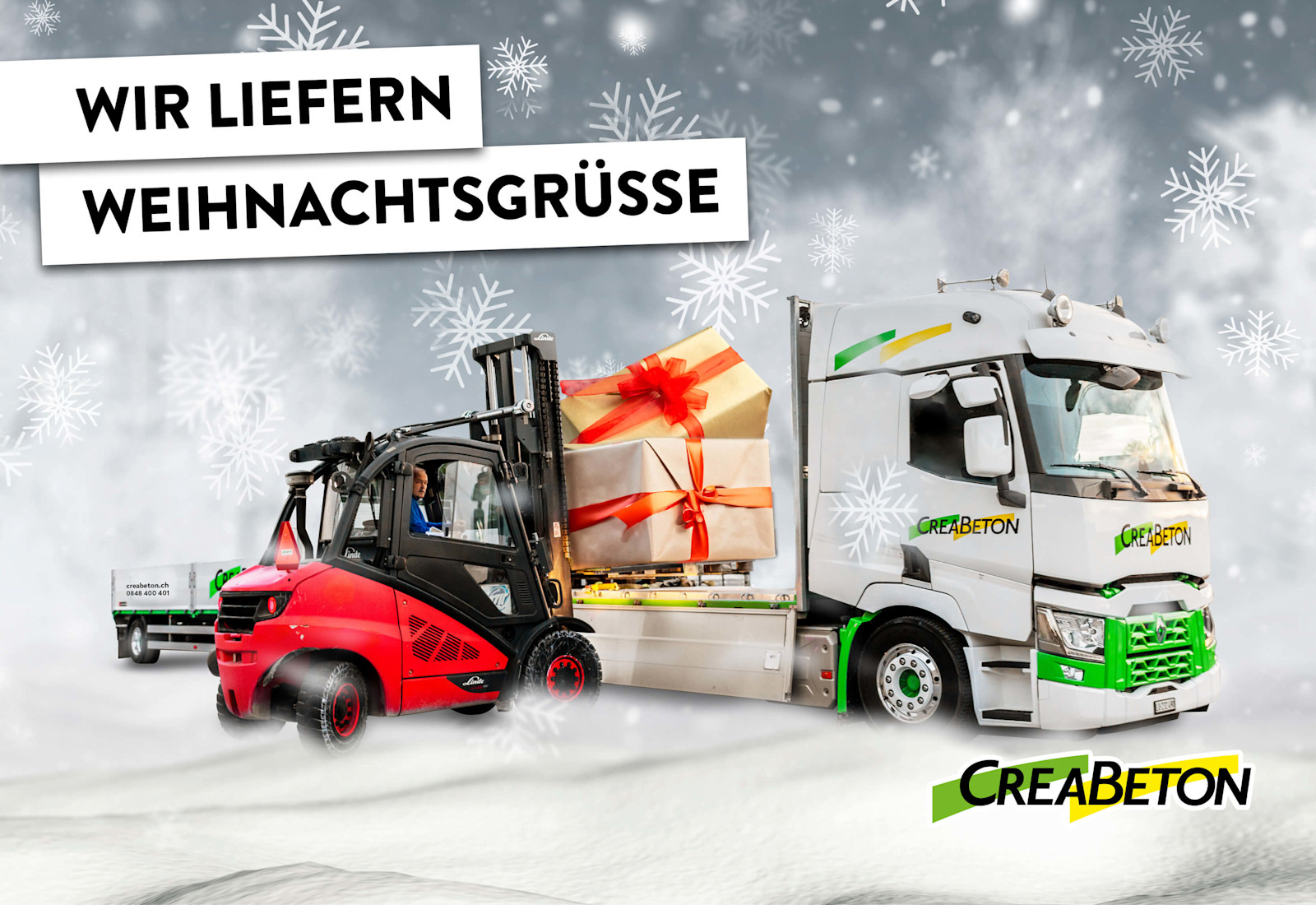 Wir liefern Weihnachtsgrüsse