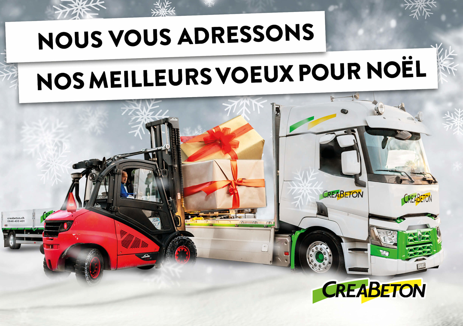Nous vous adressons nos meilleurs vœux pour Noël