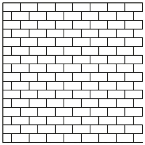 CARENA® modèle de pose Rectangle anglais